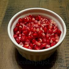 The edible parts are the seeds and the red seed pulp surrounding them; How To Easily Extract Pomegranate Seeds Pomegranates Nicolaspujol Com