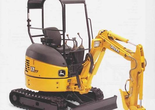 John Deere 17ZTS Mini Excavator