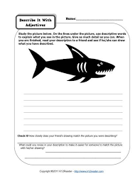 Second grade adjectives activities for teaching and learning in the classroom or at home. Describe It With Adjectives 2nd Grade Adjective Worksheets