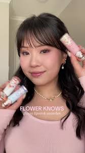 Glossy Lipstick Swatches from Flower Knows Makeup Butterfly Cloud Collar  Collection