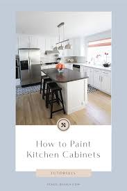 How To Paint Kitchen Cabinets Tutorial Video Stagg Design Painting Kitchen Cabinets Kitchen Paint Kitchen Cabinets