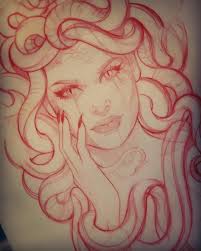 Medusa Sketch Medusa Tattoo Medusa Tattoo Design Mythology Tattoos