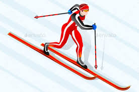 Cross Country Skiing Athlete Winter Sport Man Vector 3d Isometric Icon 100 Vectorial Image 100 Re Sizable Elements High Winter Sports Cross Country Skier Skier