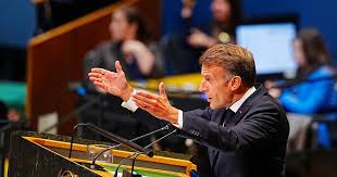 Photo Macron à l'ONU : la bourde sur le Hamas qui éclipse tout le reste