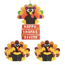 Maybe you would like to learn more about one of these? Amazon Com Fanlesy Thanksgiving Crafts For Kids Turkey Crafts For Autumn Home Classroom Decorations Festive Fall Thanksgiving Party Turkey Craft Kit Diy Happy Thanksgiving Sign 3d Turkey Decor Supplies