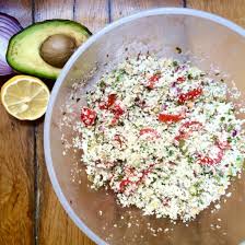 Taboule Detox De Chou Fleur Cru Recette Chou Fleur Cru Choux Taboule
