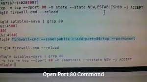 To open a port 80 on rhel 7 linux we need to add an iptables rule. How To Open Port 80 On Centos 7 Firewall Cmd And Iptables Commands Youtube