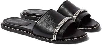 Topshop Flash Bar Slide Sandal Women With Images Slide Sandals Womens Sandals Sandals