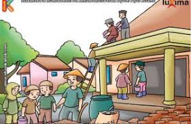 2005 judul artikel pengertian posyandu kegiatan. Gotong Royong Di Masyarakat Kartun