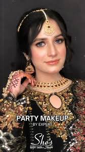 Let our experts glam you up with flawless Party Makeup., ., Contact us  (021) 34512999, (021) 34116502 & +92 343 4599090, Address: Plot #18 Model  Colony, Tina Square, Karachi, ., Follow us on:, ...