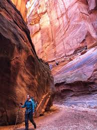 You need to apply for this hike several months in advance. Hell And High Water In Buckskin Gulch Trail Sisters
