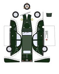 2cv Sahara Paper Model Car Paper Models Cardboard Model