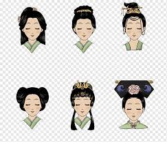 The messy medium hairstyle is the traditional japan/korean undergraduate look. Qing Dynasty Hairstyle Traditional Chinese Characters Fashion Chinese Ancient Female Hair Face Black Hair Chinese Style Png Pngwing