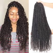 Since the hair is pre stretched ,so it will save much more time to braid and. 22inch Pre Twisted Passion Twits Crochet Braids Hair Ombre Pre Looped Xtrend Hair