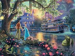 Cendrillon, un classique de walt disney, librement interprété par thomas kinkade, l'artiste de la lumière. Ceaco Thomas Kinkade Disney Princess Collection The Princess The Frog Jigsaw Puzzle 300 Pieces Buy Online In Madagascar At Madagascar Desertcart Com Productid 40038182