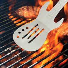 Urbantrend Barbuzzo Bbq Rocks Guitar Grill Spatula Everything Kitchens How To Grill Steak Guitar Bbq
