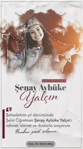 Şehit öğretmenimiz aybüke yalçını rahmet ve minnet ile anıyorum. Tnroleef0to2lm
