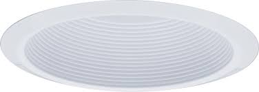 Recessed lights trim covers for lithonia. Lithonia Lighting 5 Matte White Baffle Recessed Trim Downlight At Menards