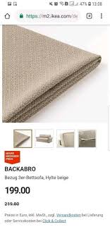 Bezug Ikea Backabro Beige In Nordrhein Westfalen Grevenbroich Ikea Beige Zu Verkaufen