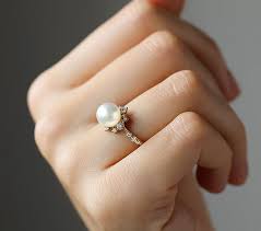 Customize your pearl ring jewelry, wedding/engagement pearl rings ring. Are Pearl Engagement Rings Really A Thing Jck
