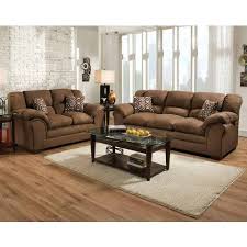 Brown Plush Couch Set Venture Chocolate Sofa And Loveseat American Freight Loveseat Sofa Sofa And Loveseat Set Love Seat