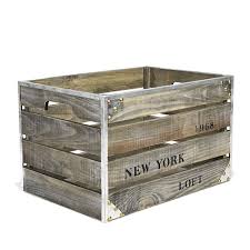caisse en bois grand modele bois vieilli loft boites petits rangements toute la deco decoration d int caisse bois boite de rangement panier rangement