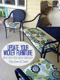 Whatever your situation, when you need to paint wicker, you'll have to ready the furniture for the paint application to look its best. Wicker Furniture Makeover My Love 2 Create