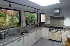 Gray kitchen cabinets gray kitchen cabinets extraordinary from yellow to blue a kitchen transformation. High Gloss Alabaster Gloss Real Kitchens