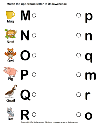 Download And Print Turtle Diary 39 S Draw Line To Match Letters Alphabet Worksheets Kindergarten Letter Worksheets For Preschool Alphabet Worksheets Preschool