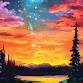"Sunset Lake" Sip & Paint @ Bluegrass Vineyard
