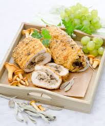 Escalopes De Poulet Farcies Aux Champignons Recette Recette Poulet Farci Recette Poulet Poulet Farci