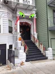 Monster House Front Porch Halloween Decorations Halloween House Decoration Scary Halloween Decorations Halloween Decorations