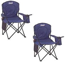 Amazon Com Coleman Camping Chair Tailgating Chair With Cooler Beach Chair With Cooler Portable Quad Cha Coleman Coleman Camping Chairs Outdoor Folding Chairs