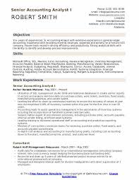 senior accounting analyst resume