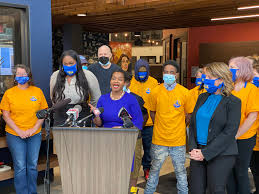 Democratic buffalo mayoral primary candidate india walton delivers her victory speech after defeating incumbent byron brown on june 22, 2021 in buffalo, ny. Brown Walton React To Ny Attorney General S Police Oversight Recommendation Wbfo