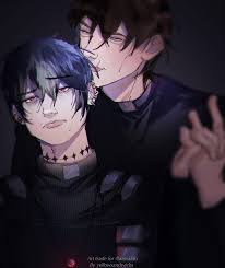 art trade with the amazing @yellowsandwichs !!🫶 i drew their oc's honey  and lilith and they drew my oc daniel