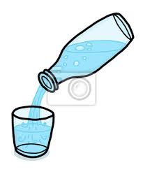 Réalisation et maintenance des forages d'eau potable,construction château,plateforme et bâche à eau,dimensionnement et. Bouteille Deau Potable Vecteur De Dessin Anime Et Illustration Peintures Murales Tableaux Noir Et Blanc Plein Fond Blanc Myloview Fr