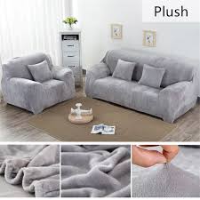 Cheap Sofa Cover Buy Directly From China Suppliers Solid Color Plush Thicken Elastic Sofa Cover Couch Covers Slipcovers For Chairs Living Room Sets Furniture