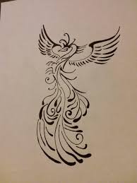 We have shown the easiest. From The Ashes We May Rise Anew Tribal Phoenix I Want As A Water Color Tat Drawing