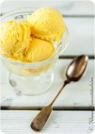 Orangeneis Mit Saurer Sahne Orangeneis Hausgemachtes Eis Essen Und Trinken