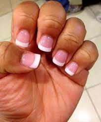 My Sns Gel Manicure Love It Gelnailcolors Short Gel Nails French Acrylic Nails French Nails
