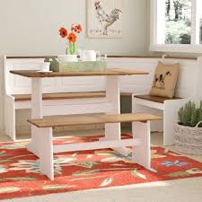 kitchen corner breakfast nook white