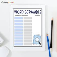 Benefits of using wordtips word unscramble. 8 Versatile Activities For Weekly Spelling And Vocabulary Practice Literacy In Focus