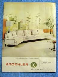 Vintage 1959 Kroehler Furniture Ad Kroehler Furniture Mid Century Living Vintage Living Room