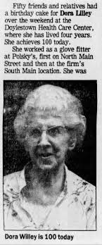 Dora Mabel (White) Lilley (1892-1992)