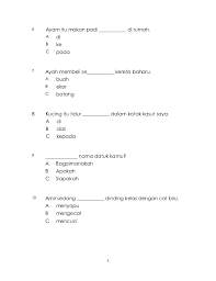 Bahasa melayu tahun 1 bahasa jiwa bangsa. Bahasa Melayu Pemahaman Tahun 1