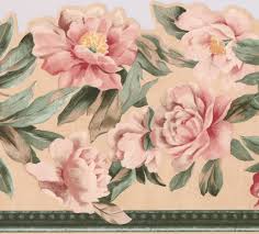 See more ideas about wallpaper, wallpaper border, borders. Pink Roses Green Leaves Floral Extra Wide Wallpaper Border Retro Design Roll 15 X 10 Walmart Canada