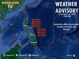 Stay prepared with the weather channel. Weather Today April 10 2015 Generally Fair Weather Continues Panahontv