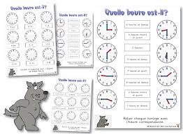 Apprendre L Heure Apprendre L Heure Apprendre A Lire L Heure Etude Des Enfants