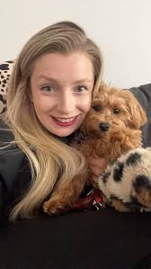 Kylo, 4 months (angle makes him look a lot bigger) and Bowie, 2 years old  🥺🥺🥺 they sleep like this almost everyday I love them SO MUCH.